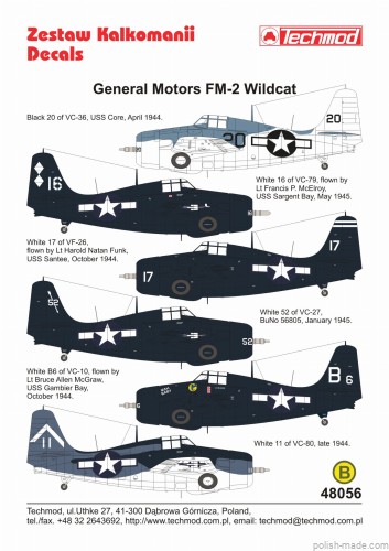 48056 General Motors FM-2 Wildcat - 1/48