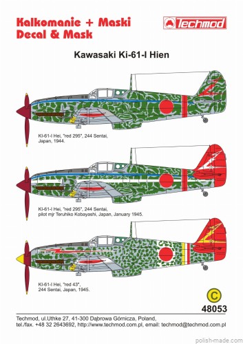 48053 Kawasaki Ki-61-I Hien - 1/48