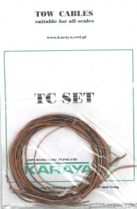 Zestaw wszystkich średnic kabli holowniczych TCM_SET