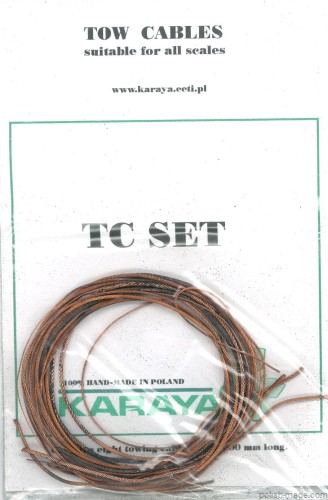 Zestaw wszystkich średnic kabli holowniczych TCM_SET