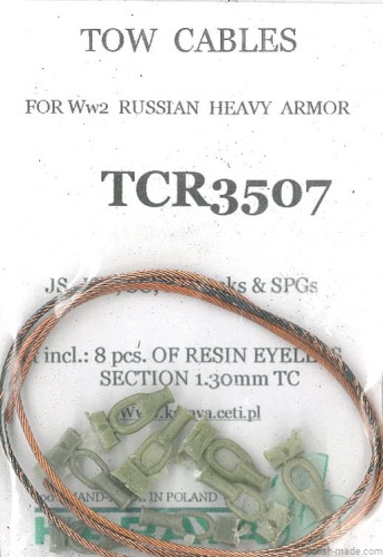 Rosyjskie czołgi ciężkie JS, JSU, SU, KV tanks&SPGs TCR3507 - 1/35