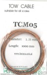 Kabel Holowniczy śr.- 1.25mm/dł.- 1000mm - TCM05 