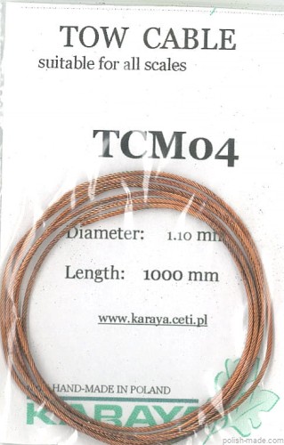Kabel Holowniczy śr.- 1.10mm/dł.- 1000mm - TCM04