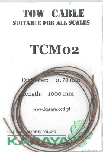 Kabel Holowniczy śr. - 0.70mm/dł. - 1000mm - TCM02