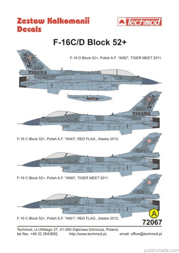 72067 F-16C/D Block 52+ - Polska
