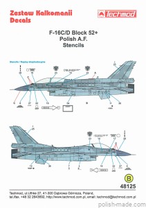48125 F-16C/D Block 52+ Polish AF. 