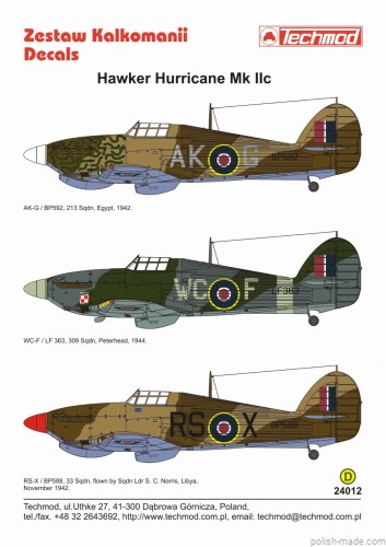 24012 Hawker Hurricane Mk. IIc