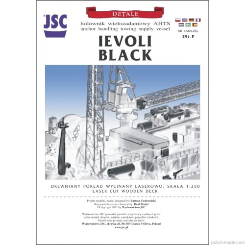 JSC-291-P IEVOLI BLACK pokład drewniany - 1/250
