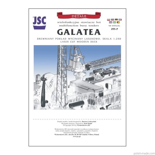 JSC-295-P GALATEA pokład drewniany - 1/250