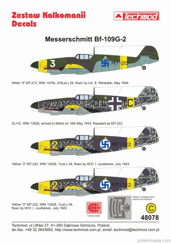 48078 Messerschmitt Bf 109G-2