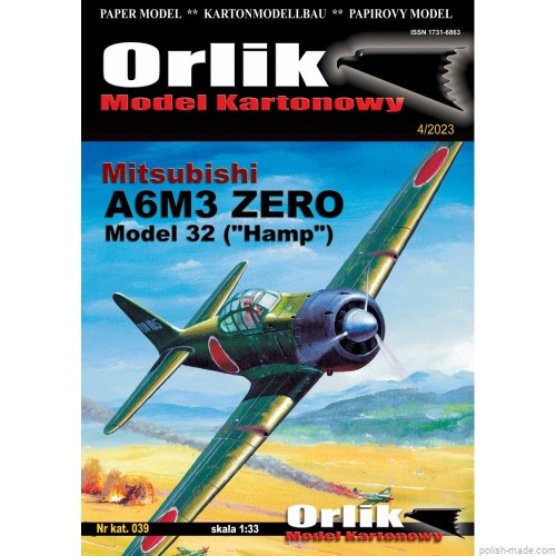 Mitsubishi A6M3 m.32/22 - 039 - 1/33