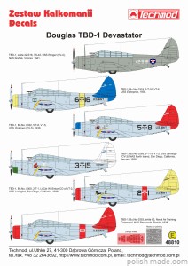 48810 Douglas TBD-1 Devastator - 1/48