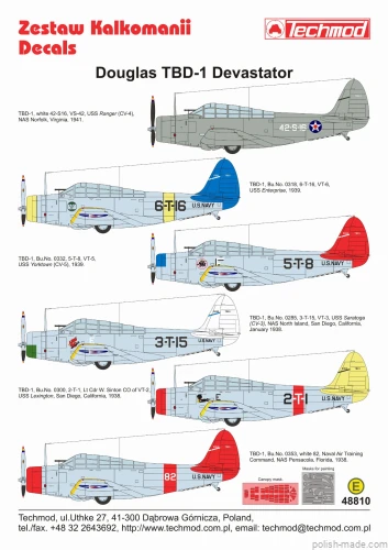 48810 Douglas TBD-1 Devastator - 1/48