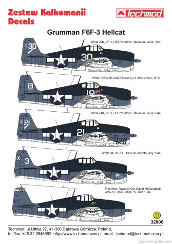 32006 Grumman F6F-3 Hellcat - 1944