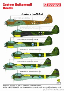 48813 Junkers Ju-88A-4 - 1/48