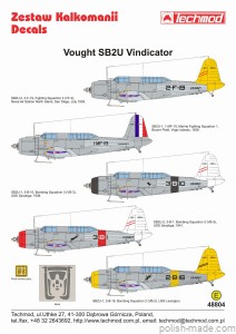 48804 Vought SB2U Vindicator - 1/48