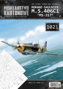 MK-1021 - M.S.406C1 'MS-317' + wręgi - 1/33