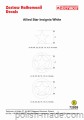 72809 Allied Star Insignia White - 1/72