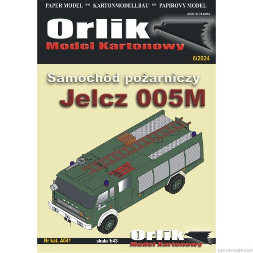JELCZ 005M Samochód pożarniczy - A041 - 1/43