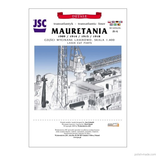JSC-021-L Mauretania cz.laser - 1/400