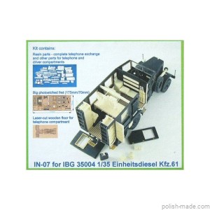 IN-07 do IBG 35004 Einheitsdiesel Kfz.61 - 1/35