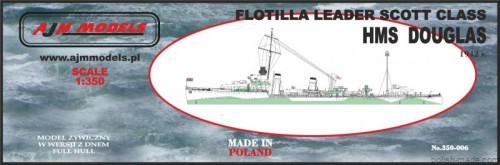 'HMS DOUGLAS' 1942r FLOTILLA LEADER SCOTT CLASS - 1/350