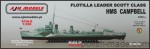 HMS 'CAMPBELL' Leader flotylii klasy SCOTT - 1/350
