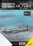 MK-1033 - CAUDRON CR.714C1 'GC 1/145' + wręgi - 1/33