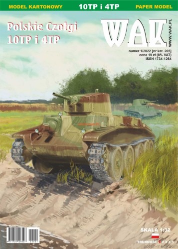 Polskie czołgi 10TP i 4TP - 1/2022 - 1/32