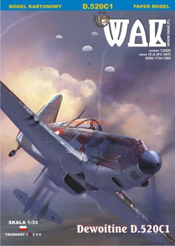 Dewoitine D.520C1 - 1/2020 - 1/33