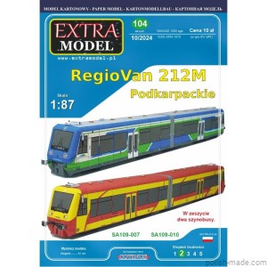 EX104 - 10/2024 - RegioVan 212M Podkarpackie - 1:87(H0)
