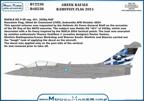 D48236 Grecki Rafale – Ramstein Flag 2024