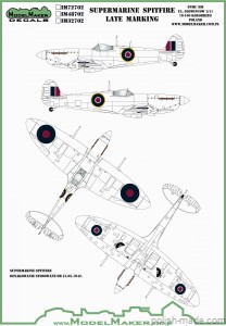 IM48702 Supermarine Spitfire Roundels And Fin Flashes - Late