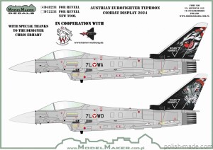 D48231 - Austriacki Eurofighter Typhoon – Pokaz Bojowy 2024 (do modeli Revell)