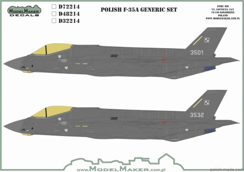 D32214 - Polski F-35A – Zestaw ogólny