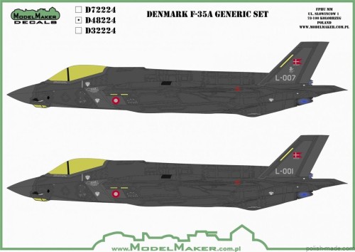 D32224 - Lockheed Martin F-35A Lightning II w Duńskich Siłach Powietrznych
