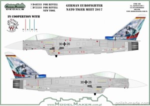 D72233 Niemiecki Eurofighter – NATO Tiger Meet 2017 (do modeli Revell)