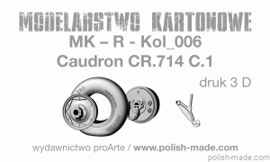 MK-R-kol_006 - Caudron CR.714C1 - koła - druk 3D - 1/33 