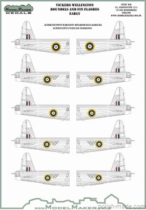IM72706 Vickers Wellington - Roundels and Fin Flashes - Early