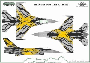 D48179 - Belgian F-16 THE X TIGER 
