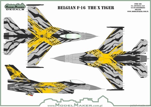 D48179 - Belgian F-16 THE X TIGER 