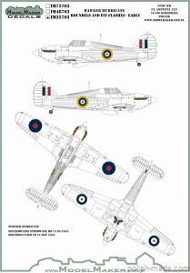 IM32703 Hawker Hurricane - Roundels and Fin Flashes - Early