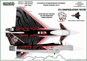 D48234 - Austrian Eurofighter Typhoon Tiger Scheme 2024