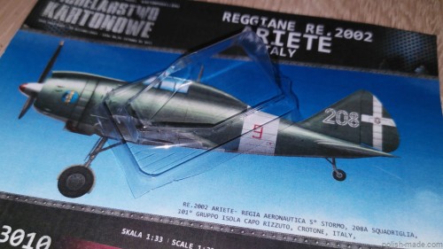 MK-S-103 - Reggiane Re.2002 ARIETE - oszklenie - 1/33 