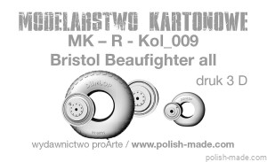 MK-R-kol_009 - Bristol BEAUFIGHTER - koła - druk 3D - 1/33