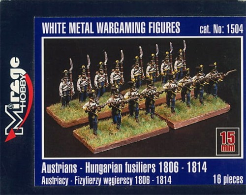 Austriacy - Fizylierzy węgierscy 1806 - 14r - 16 szt - 1504