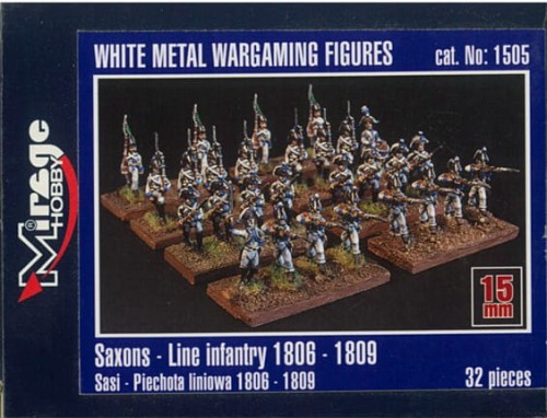 Sasi - Piechota liniowa 1806 - 1809r - 32 szt - 1505