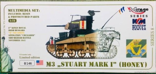 M3 Stuart Mk I  'Honey' - B Sqn - 872173 - 1/72