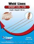 Spawy dł 150cm - 1/24, 1/16