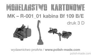 MK-R-001_01 Kabina - Bf-109 B-E - druk 3D - 1/33